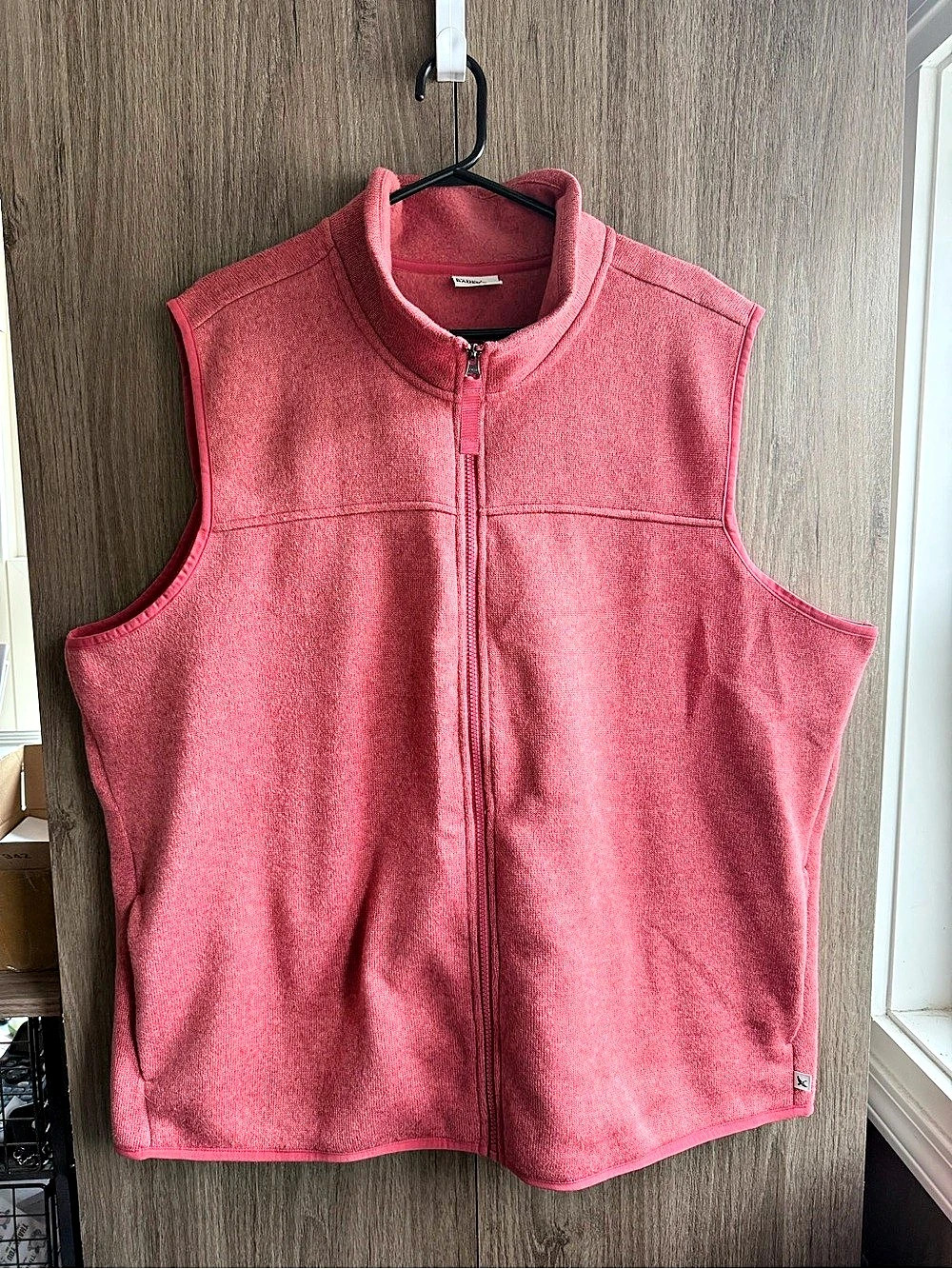 Eddie Bauer Fleece Vest Orange 3X Like New